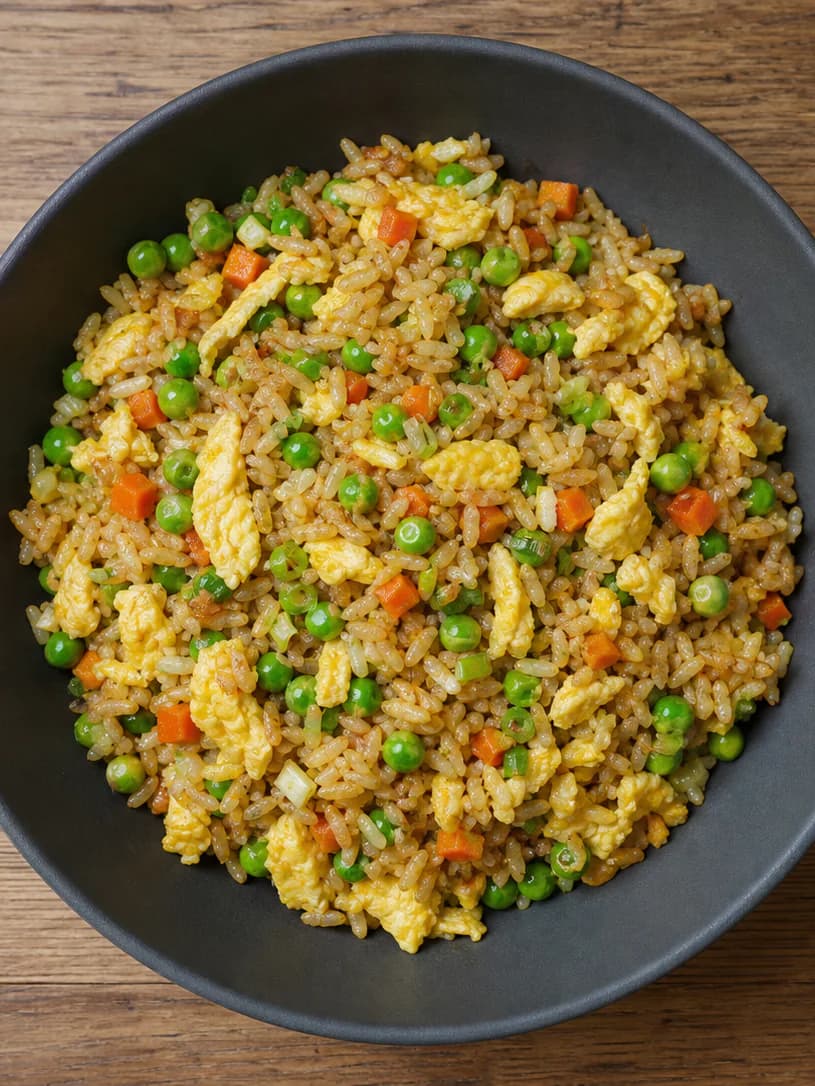 Veggie egg fried rice